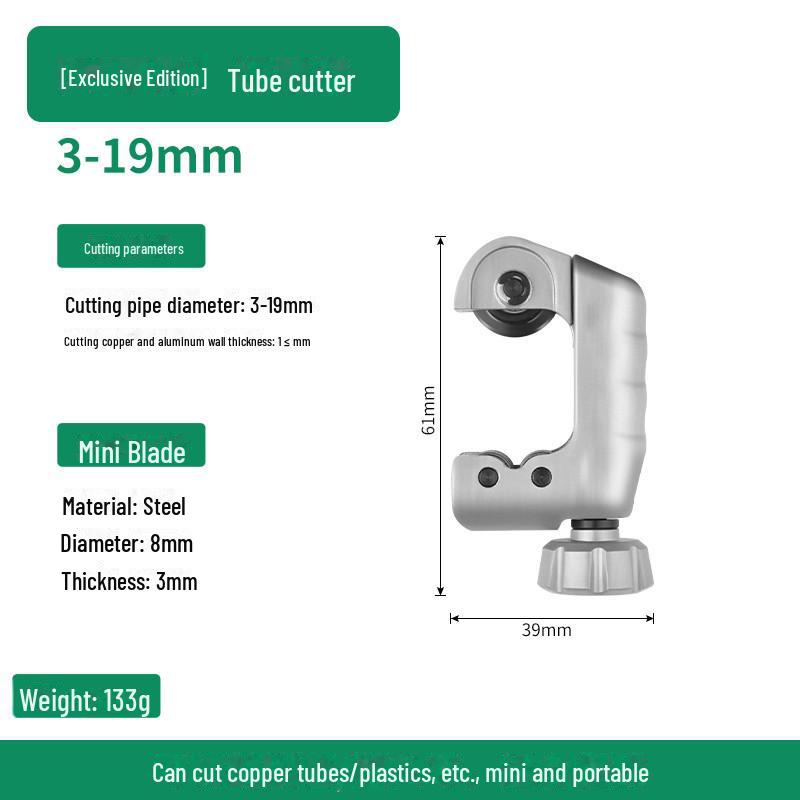Baolian Quick Manual Pipe Cutter for Copper, Iron, Steel, Stainless Steel Pipes