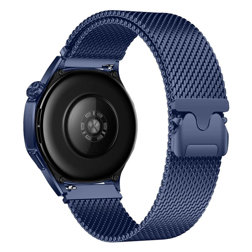 20mm nerezový řemínek pro Amazfit Active 2 Samsung Galaxy Watch 7 6 5 Milánský smyčkový řemínek pro Huawei Watch 4 Pro GT 5 4 46mm