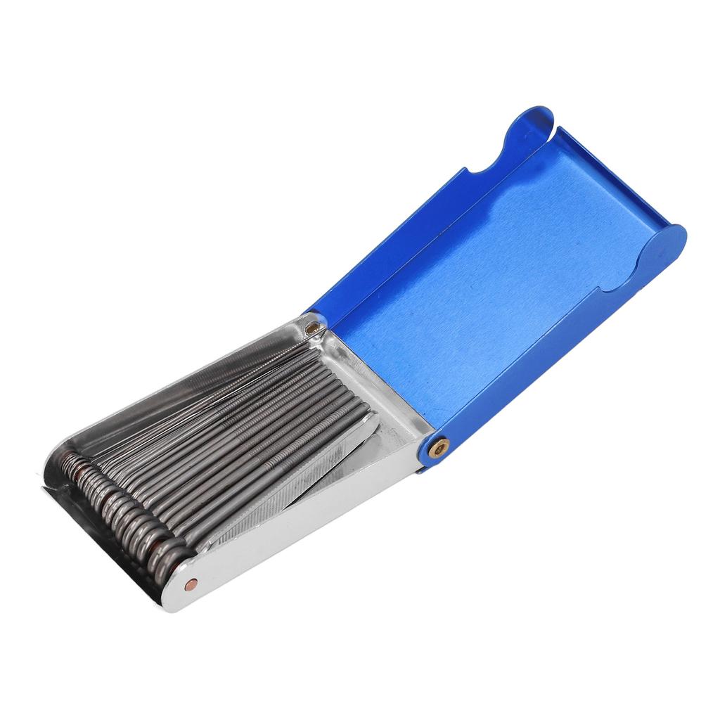 Gitarrenfeilen-Set 22 Stäbe 1 Flache Steg-Sattel-Kerbfeile zum Schleifen von Mandolinen- und Bass-Stegen und -Sätteln