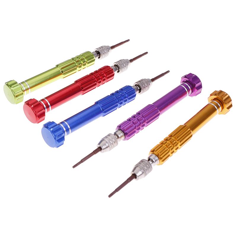 Multifunction Mini Blade Screwdriver With Replacemet Head Anti Slip Repair Tools