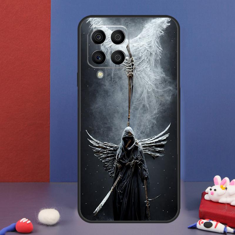 Death Grim Reaper Skull Case For Samsung Galaxy M31 M21 M11 M13 M54 M34 M14 M56 M36 M16 M53 M32 M52 M35 M55 M15 M06