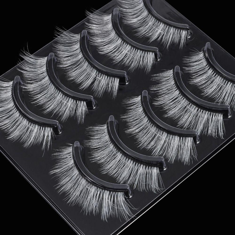 Verlängerungswerkzeuge Weiße Falsche Wimpern Flauschige Falsche Wimpern Neue Falsche Wimpern Weihnachten Cosplay