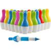 Bowling Chunky Pens, Bowling Pens, Ballpoint Pens, Bowling Party Favor, Gifts For Bowling Fans (25pcs)(random Color)