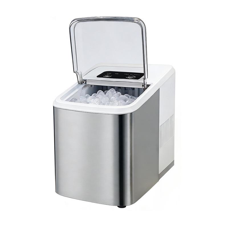 220V Automatic Bullet Ice Maker for Home, Dorm, Camping, Outdoor, Milk Tea, Coffee, or Office