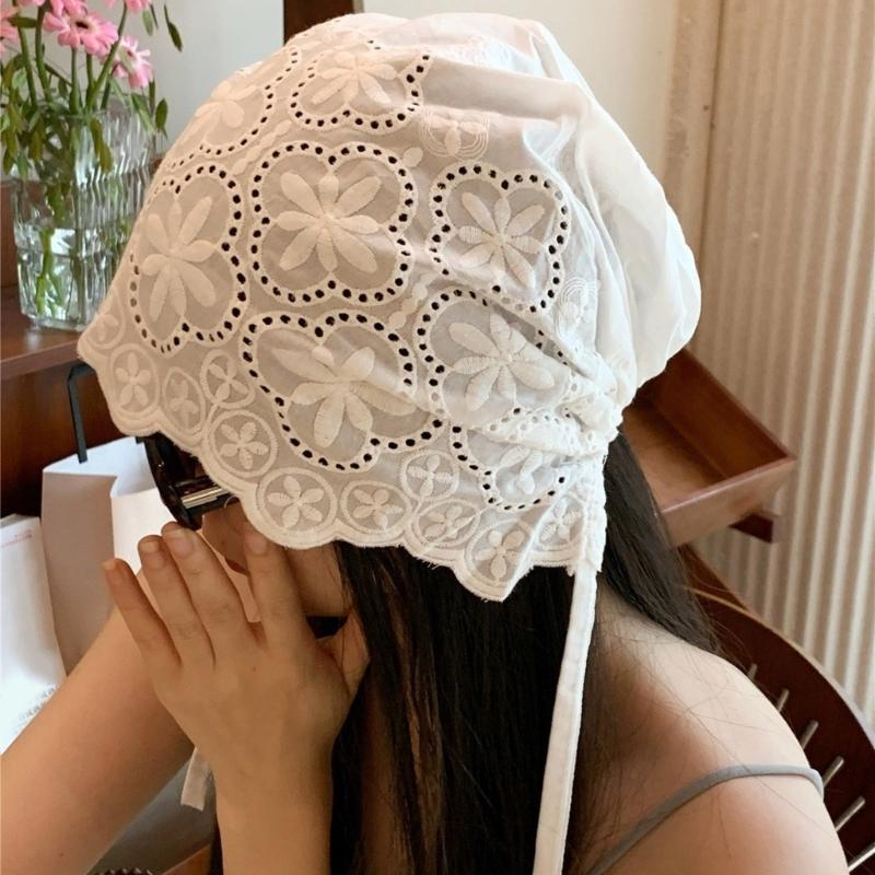 Caciulă elegantă tip turban, pulover, caciulă respirabilă, caciulă casual respirabilă, caciulă respirabilă de vacanță, turban, floare