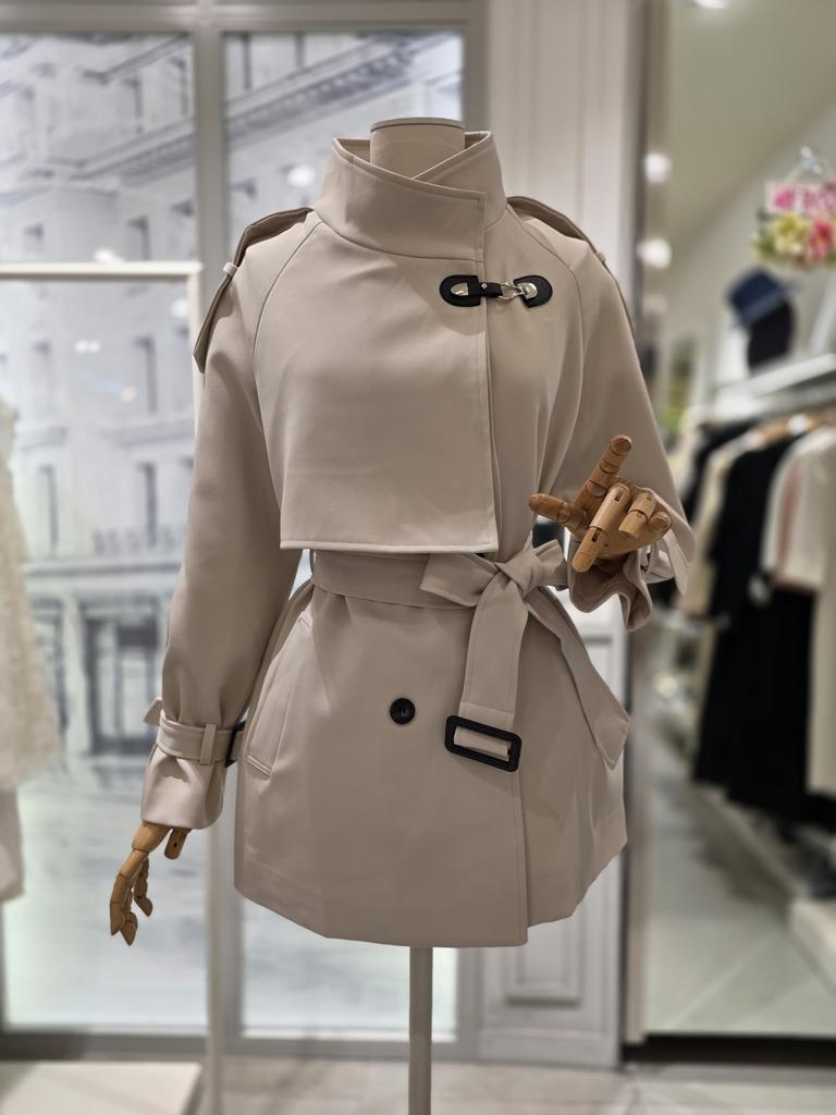 Shatin High Neck Trench Coat S261k751