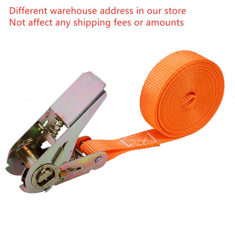 3M Cargo Straps With Buckle Tie-Down Belt for Motorcycle Car Bicycle Metal Tow Rope Strong Ratchet Fixing Belt for Luggage Bag