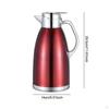Insulated Beverage Carafes Kettle, Water Jug Pitcher for Home And Kitchen