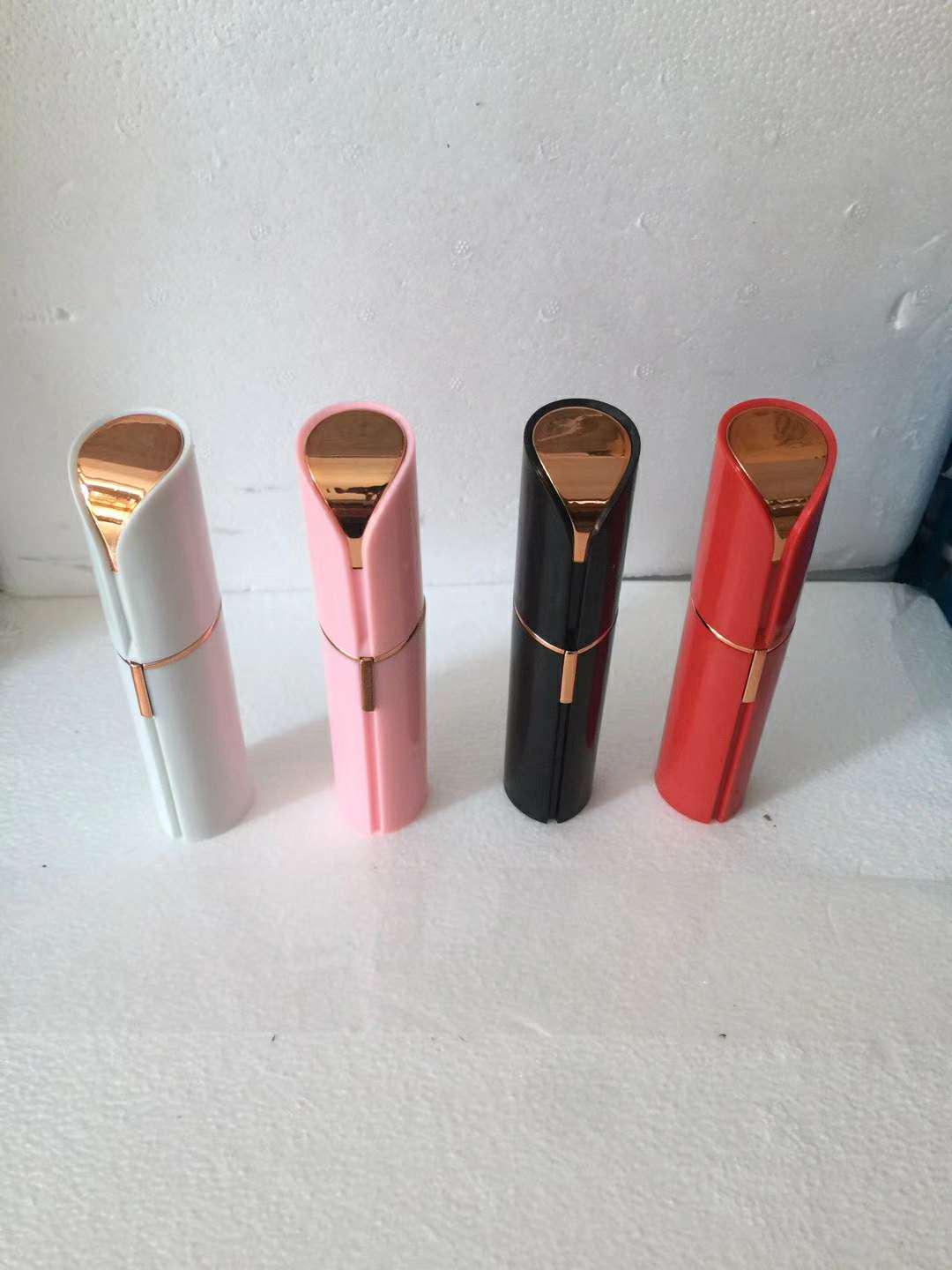 

Перезаряжаемая USB бритва 3-в-1 для женщин: Дизайн губной помады для удаления волос на лице и коррекции бровей Battery Version