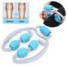 Clamp Leg Massager Handheld 360 Degree All Surrounded Massage Relax Calf Muscle Yoga Fitness Equipmentblue