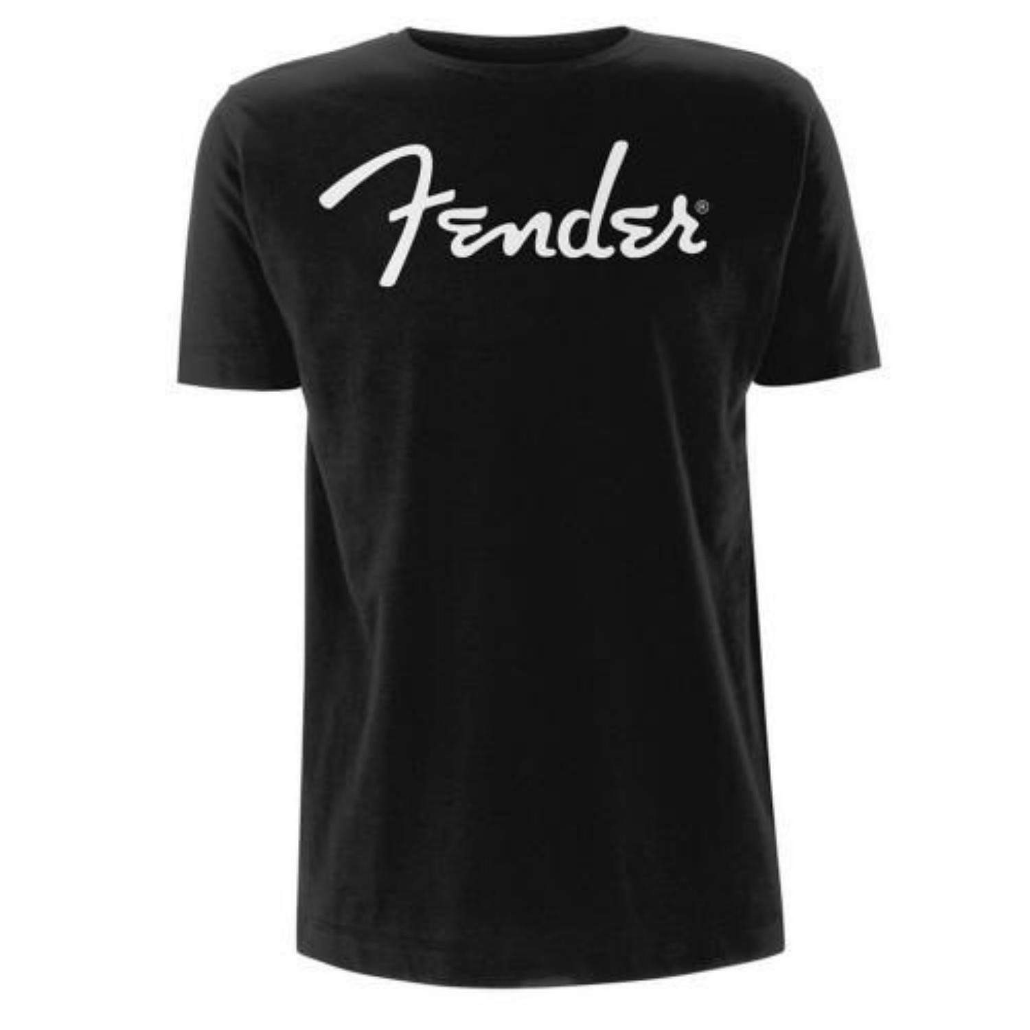 Fender Unisex Adult Classic Logo T-Shirt S чёрный