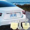 Universal License Plate Screws Mounting Hardware Kit with Nylon for Car Truck SUV Tag Fasteners Bolts Metal Self Tapping Screw