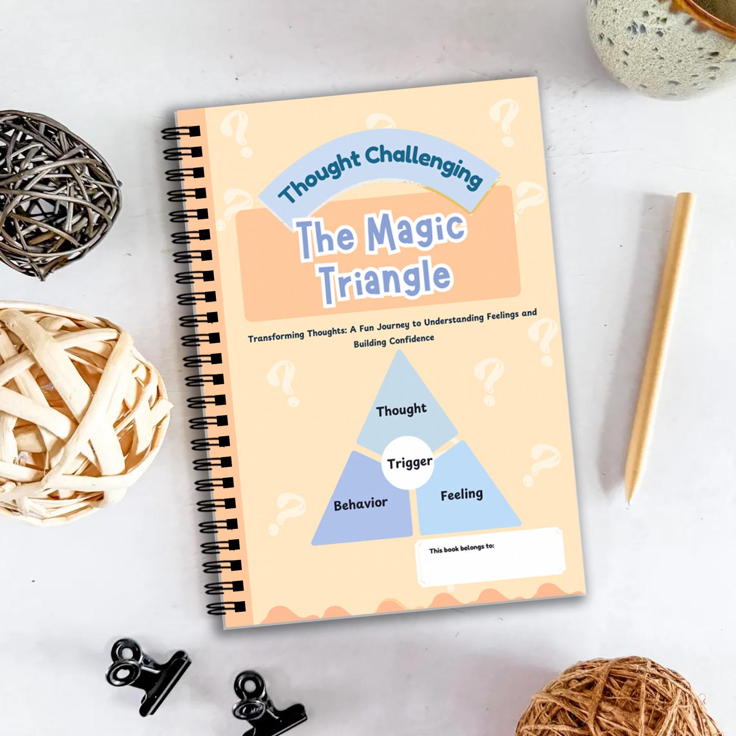 Children s CBT Psychology Notebook: The Magic Triangle for Thinking and Emotion Management Other