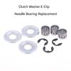 1 Satz Nadellager Ersatz Kupplungsscheibe E-Clip für MS180 MS250 MS170 MS230 Nadellager Scheibe