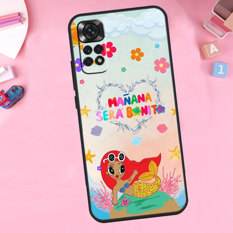 karolg Manana Sera Bonito Case For Xiaomi Redmi Note 11 8 9 10 Pro 12 Turbo 8T 9S 10S 11S 12S Redmi 12C 10C 9C Cover