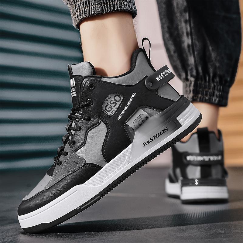 Fashion High Quality Men Sneakers 2024Autumn Winter Brand High Top Casual Shoes Comfortable Platform Basketball Shoes Luxury Tennis Shoe
