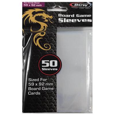 BCW Board Game Sleeves Standard European (59mm X 92mm/50's)