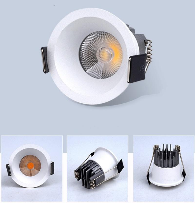 Dimmable Mini LED Downlight 3W10W 110V220V Anti-Glare Led Ceiling Lamp LED Spot Bedroom Kitchen Wine Cabi COB Recessed Spotlight