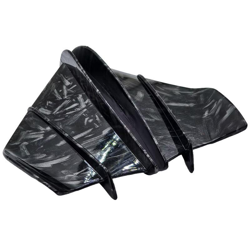 Yamaha Universal Aerodynamic Wing: Enlarged Fiber Modified Motorcycle Part