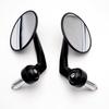 Retro Aluminum Alloy Motorcycle Rearview Mirror - Universal 22mm Handlebar, Round Design, High Quality