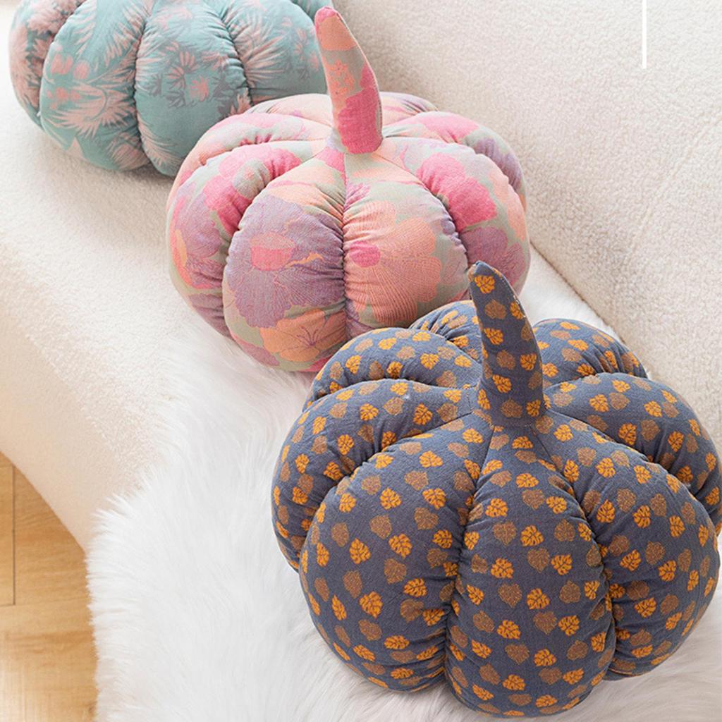 3D Pumpkin Shape Halloween Plush Pillow Ultra Soft Halloween Plush Throw Pillow Decorative Stuffed Pillow For Bedroom