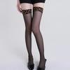 Stockings Leopard Print Summer Explosion Black Splicing Knee High Thigh Silicone Anti-slip Thigh High Socks Women's Stockings