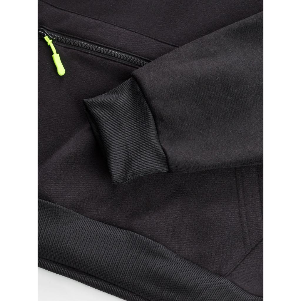 Men's Casual And Fashionable American Color,blocked Hooded Long,sleeved Half,pull One,piece Thickened Sweatshirt