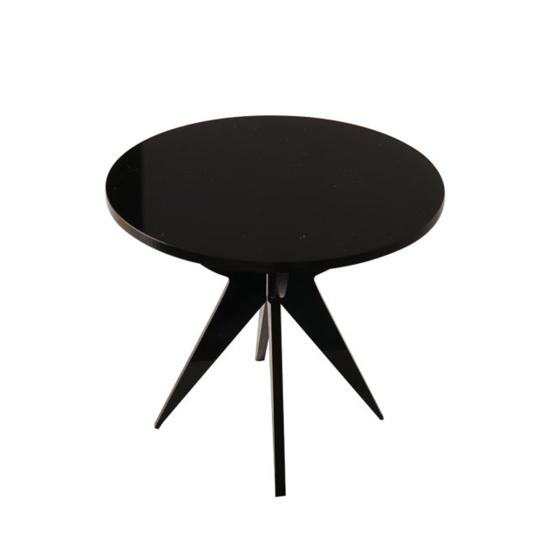 

1:6 Нежная Устойчивая Поддержка Декоративная Круглая Трехмерная Модель Концевого Стола Микро Ландшафт Поставка Мини Мебель чёрный