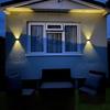 Solar LED Light, Outdoor Waterproof Wall Lamp, Dusk to Dawn Fence Lighting for Summer Garden Yard Porch Walkway Camping Home