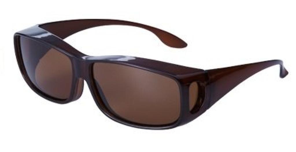 Polarized Brown UV-cut Over-sunglasses,