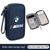 For BMW 3 Car Styling Digital Storage Bag Oxford Cloth Cable Tools Travel Purse For BMW M Sport M2 M3 M4 M5 M6 E46 E90 E60 F10 F20 E87 X3