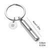 Key Chain Urn Memorial Keepsake Pendant Stainless Steel Funerary Charm Paw Cremation Jewelry Memorial Accessory For Men Women