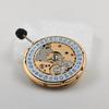 Genuine HK PT5000 Automatic Mechanical Movement High Accuracy 25 Jewels Golden PT5000 Movement White 3H Date Modification Parts