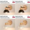 Nordische Wandleuchte LED Modern Minimalistisch Holz Flur Schlafzimmer Wohnzimmer Wandlicht Für Kinderzimmer Dekoration
