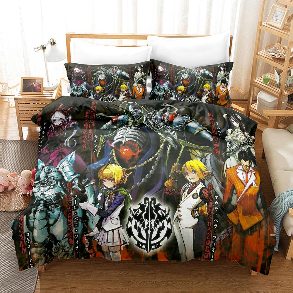 3D Print Game The Overlord Bedding Sets Duvet Cover Set With Pillowcase Twin Full Queen King Bedclothes Bed Linen Home Textiles