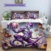 Easter Frieza Pattern Bedding Quilt Set Quilt Cover Pillowcase Home Decoration Birthday Gift (1 * duvet cover + 2 * pillowcase, without core)