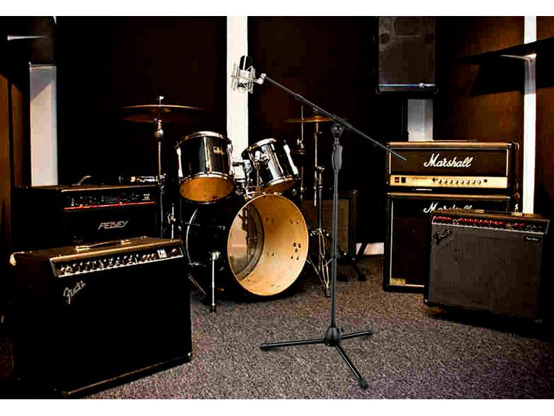 Professional All-Metal Hand-Pressed Stage Microphone Stand