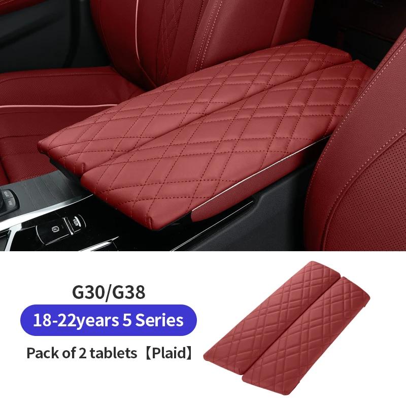 MBYDM1 New 2025 Car Armrest Box Pad Auto Central Arm Rest Box Cover Protect Mat For BMW 5 Series G30 G38 G32 6GT 2018-2023 Interior Acc