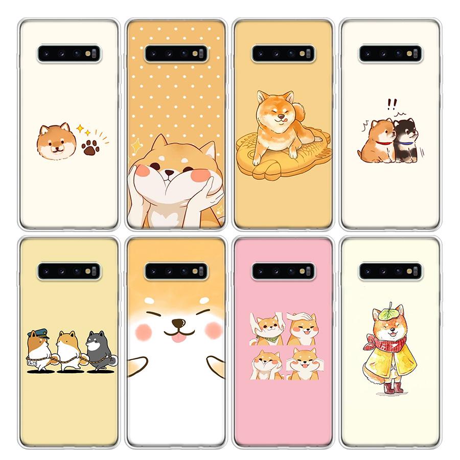 Animal Shiba Inu Painted Phone Case For Samsung Galaxy A52 A51 A50S A32 A22 A12 A02S A72 A71 A31 A70 A30S Note 20 Ultra 10 Plus