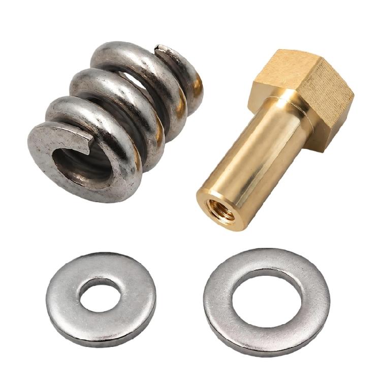 53108900 Replacement Spring Nut Hardware with Internal Threading and Coiled Positioning Structure for Pool Equipment Fastening and Repair Tasks