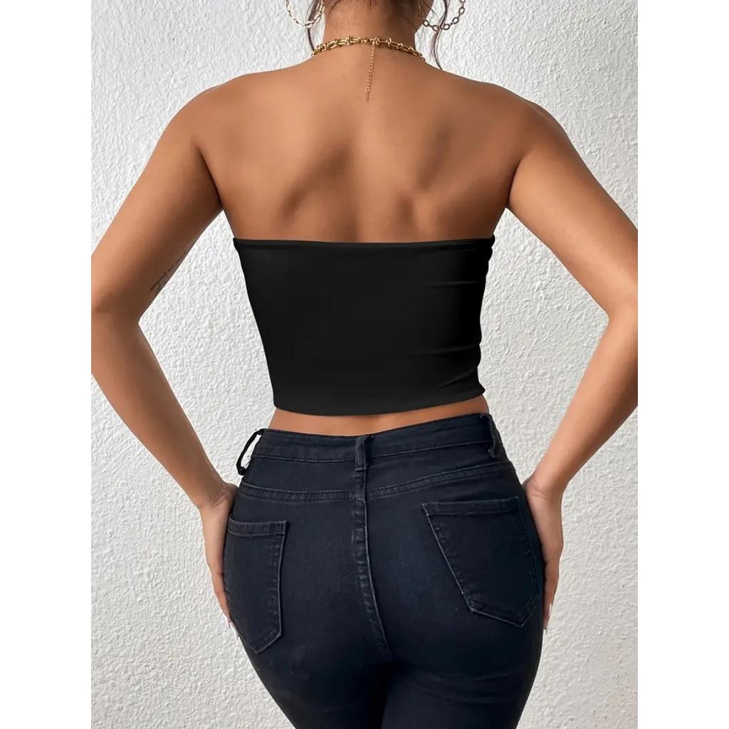 Damen Einfarbiger Alltäglicher Casual BH, Stoßfester und Anti-Hänge-BH, Ohne Stahlbügel, Damen Brustwickel, Geeignet zum Tragen zu jeder Jahreszeit