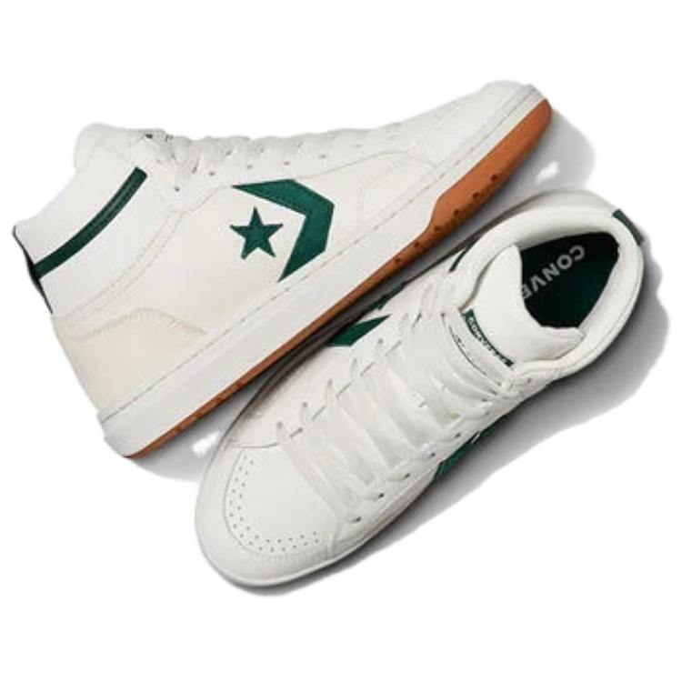Converse Pro Blaze Luxe Mid 'Classic Sport Vintage White Green Envy' A09516C
