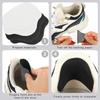 4pcs Black Insoles Heel Repair Subsidy Stickers For Sport Shoes Adjustable Size Thicker Antiwear Feet Pad Foot Care