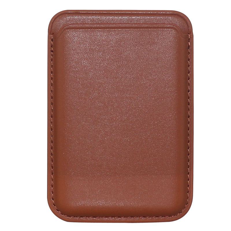 

iPhone 13 MagSafe Leather Card Holder - магнітний гаманець для телефонів Apple With Logo