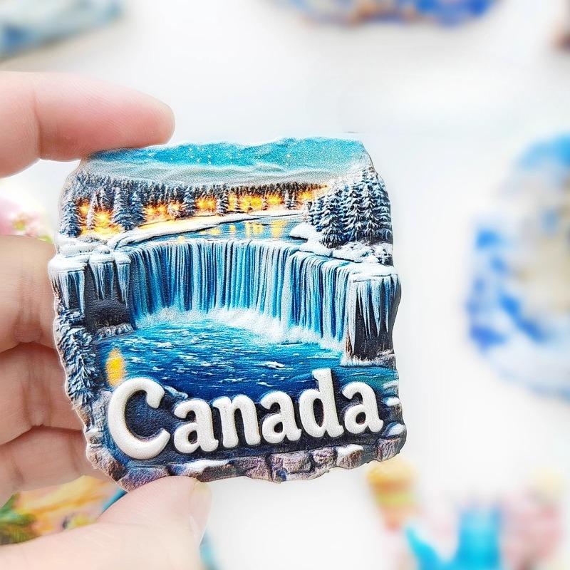 Kanada Magnetky na ledničku Vancouver Park visutého mostu Capilano Suvenýry Niagarské vodopády Samolepky na ledničku Svatební dary