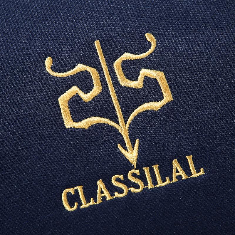 

Чоловічий європейський чорний комплект з двох предметів: Повсякденний топ з довгим рукавом та тонкі довгі штани для весни/осені L 130-150 lbs сірий колір