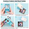 Puzzle Punch, 1 X 1 Inch Mini Puzzle Maker, Portable Puzzle Puncher, DIY Puzzle Cutter