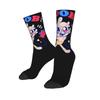 Stylish Women Men Crew Socks Brightney Cartoon Merch Comfortable Dandy's World  Breathable Stockings