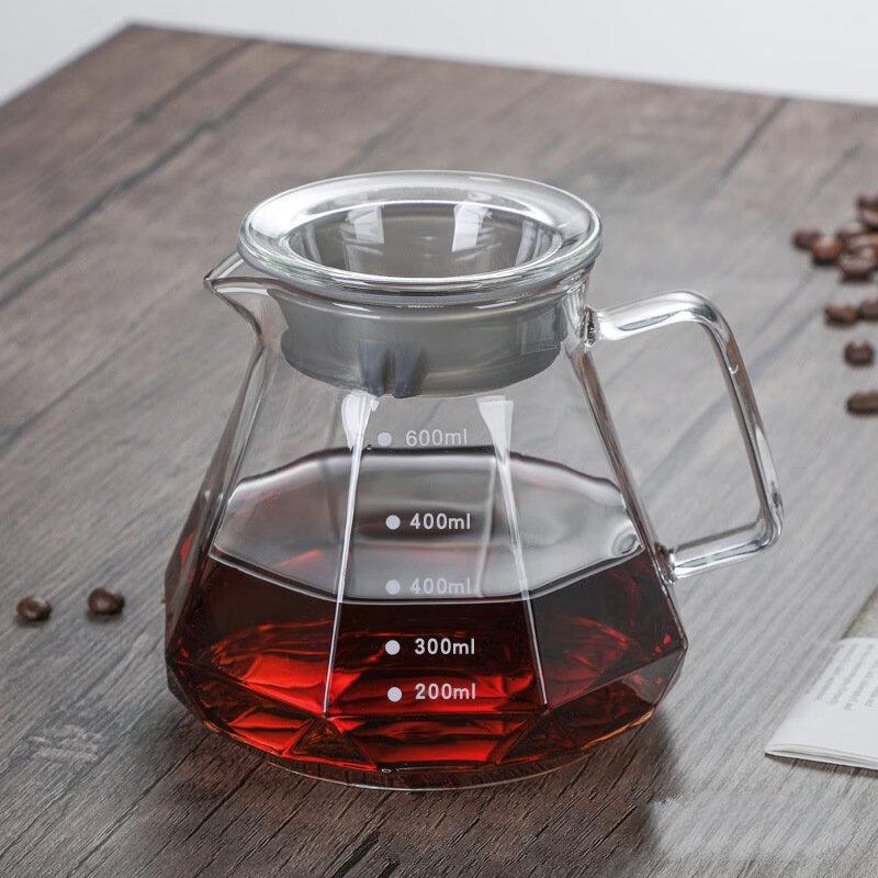 Набор стеклянной кофеварки пуровер LISM