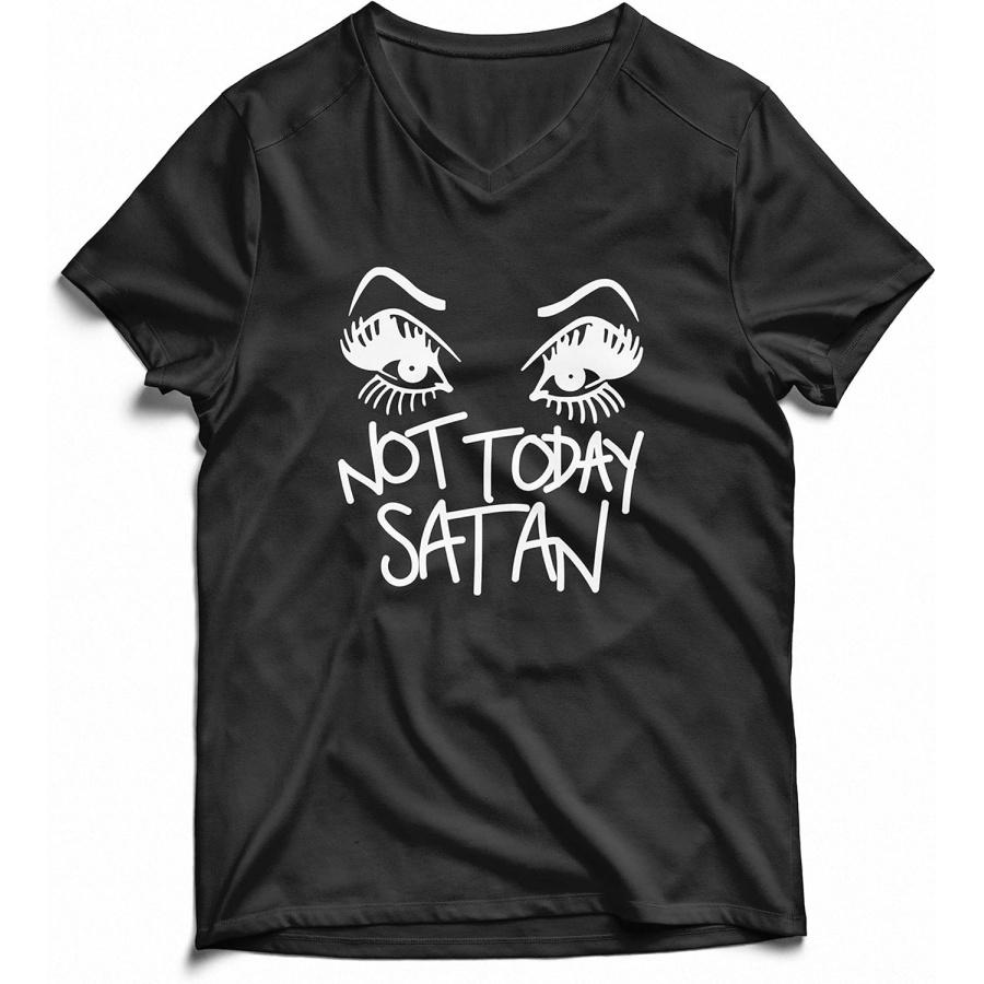 

WGC Not Today Satan Drag Queen Men s V-Neck Short Sleeve T-Shirt(1) XXXXXL